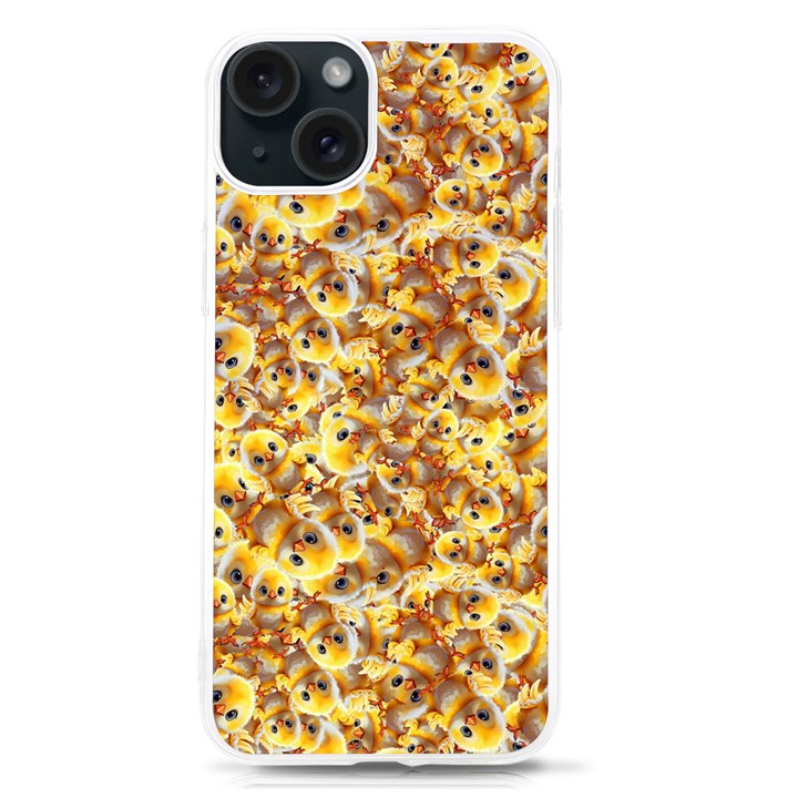 Whimsy Chickens Pattern (AI) iPhone 15 TPU UV Print Case