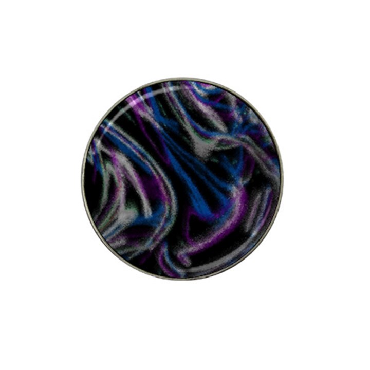 Multicolored abstract dynamic shapes print Hat Clip Ball Marker (4 pack)