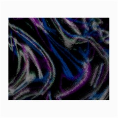 Multicolored abstract dynamic shapes print Small Glasses Cloth