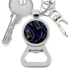 Multicolored Abstract Dynamic Shapes Print Bottle Opener Key Chain