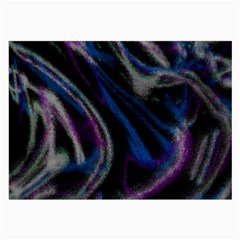 Multicolored abstract dynamic shapes print Large Glasses Cloth (2 Sides)