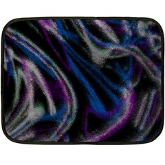 Multicolored Abstract Dynamic Shapes Print Fleece Blanket (mini) by dflcprintsclothing