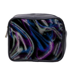 Multicolored Abstract Dynamic Shapes Print Mini Toiletries Bag (two Sides) by dflcprintsclothing