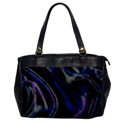 Multicolored Abstract Dynamic Shapes Print Oversize Office Handbag by dflcprintsclothing