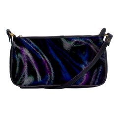 Multicolored abstract dynamic shapes print Shoulder Clutch Bag