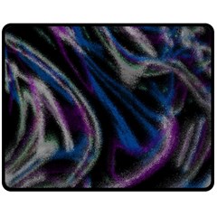 Multicolored Abstract Dynamic Shapes Print Fleece Blanket (medium) by dflcprintsclothing