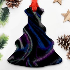 Multicolored Abstract Dynamic Shapes Print Ornament (christmas Tree) 