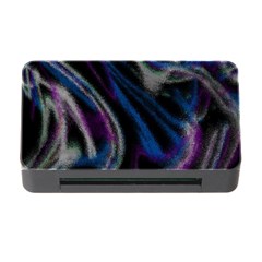 Multicolored abstract dynamic shapes print Memory Card Reader with CF