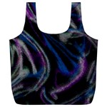 Multicolored abstract dynamic shapes print Full Print Recycle Bag (XL) Front