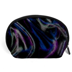 Multicolored abstract dynamic shapes print Accessory Pouch (Large)