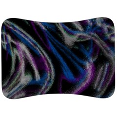 Multicolored Abstract Dynamic Shapes Print Velour Seat Head Rest Cushion by dflcprintsclothing