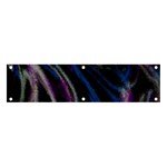 Multicolored abstract dynamic shapes print Banner and Sign 4  x 1  Front