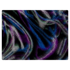 Multicolored Abstract Dynamic Shapes Print Premium Plush Fleece Blanket (extra Small) by dflcprintsclothing