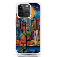 City New York Nyc Skyscraper Skyline Downtown Night Business Urban Travel Landmark Building Architec Iphone 14 Pro Tpu Uv Print Case by Posterlux