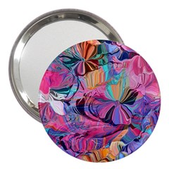 Marbling Blend  3  Handbag Mirrors