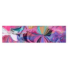 Marbling Blend  Oblong Satin Scarf (16  x 60 )