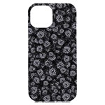 Whimsy Beasts Print Pattern Design iPhone 15 Plus Black UV Print PC Hardshell Case Front