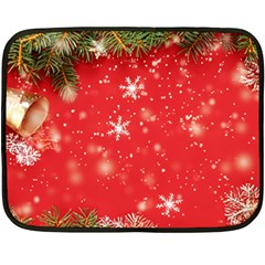 Christmas Ornament Two Sides Fleece Blanket (mini) by Salmanaz77