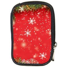 Christmas Ornament Compact Camera Leather Case by Salmanaz77