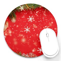 Christmas Ornament Round Mousepad by Salmanaz77