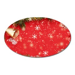 Christmas Ornament Oval Magnet by Salmanaz77