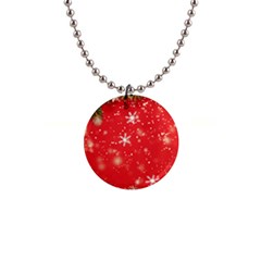 Christmas Ornament 1  Button Necklace by Salmanaz77