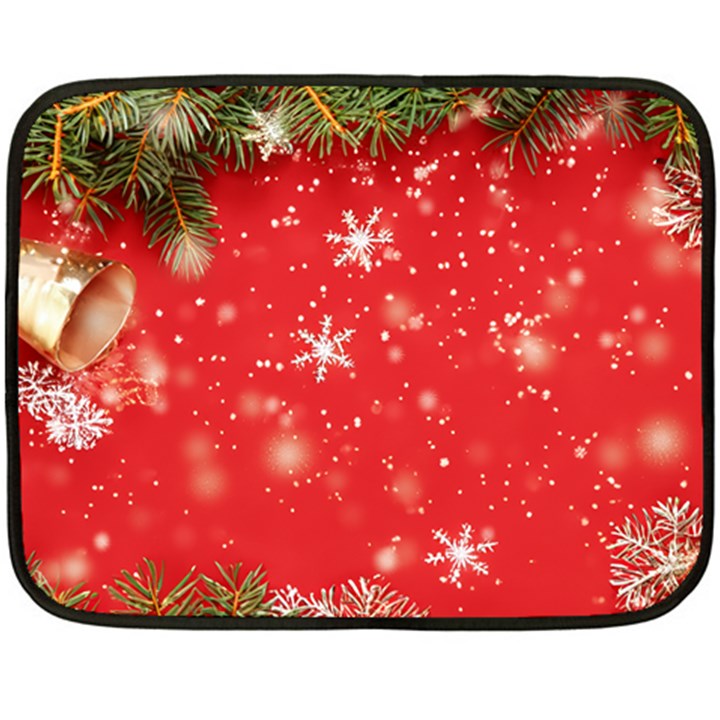 Christmas Ornament Two Sides Fleece Blanket (Mini)