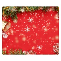 Christmas Ornament Premium Plush Fleece Blanket (small) by Salmanaz77