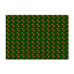 Kawaii Pumpkin Patt Green Sticker A4 (10 Pack) by snowwhitegirl