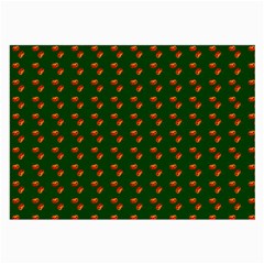 Kawaii Pumpkin Patt Green Large Glasses Cloth by snowwhitegirl