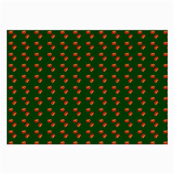 Kawaii Pumpkin Patt Green Large Glasses Cloth