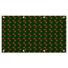 Kawaii Pumpkin Patt Green Banner And Sign 7  X 4  by snowwhitegirl