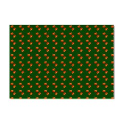 Kawaii Pumpkin Patt Green Crystal Sticker (a4) by snowwhitegirl