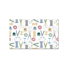 Pattern Seamless Texture Sewing Sticker (rectangular)