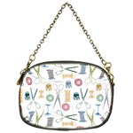 Pattern Seamless Texture Sewing Chain Purse (One Side) Front