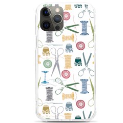 Pattern Seamless Texture Sewing Iphone 12 Pro Max Tpu Uv Print Case by Salmanaz77