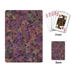 Monster Snake Hand Drawn Illustration Motif Random Pattern Playing Cards Single Design (rectangle) by dflcprintsclothing