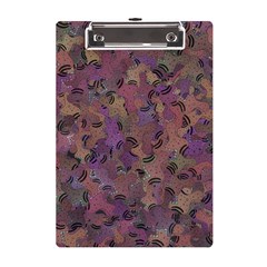 Monster Snake Hand Drawn Illustration Motif Random Pattern A5 Acrylic Clipboard by dflcprintsclothing