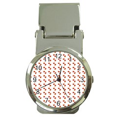 Kawaii Pumpkin Patt White Money Clip Watches by snowwhitegirl