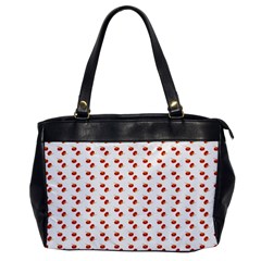 Kawaii Pumpkin Patt White Oversize Office Handbag by snowwhitegirl