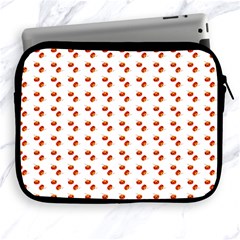 Kawaii Pumpkin Patt White Apple Ipad 2/3/4 Zipper Cases by snowwhitegirl