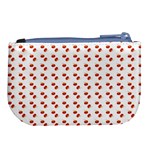 Kawaii Pumpkin Patt White Large Coin Purse Back