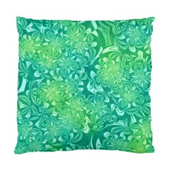 Retro Flower Pattern Design Batik Standard Cushion Case (two Sides) by Posterlux