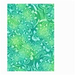 Retro Flower Pattern Design Batik Small Garden Flag (Two Sides) Front