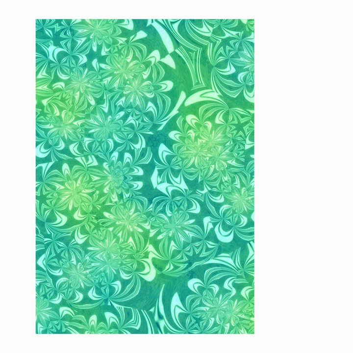 Retro Flower Pattern Design Batik Small Garden Flag (Two Sides)