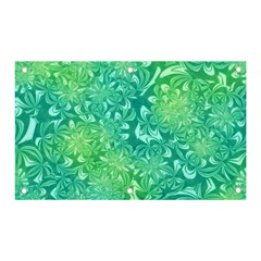 Retro Flower Pattern Design Batik Banner And Sign 5  X 3  by Posterlux