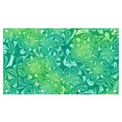 Retro Flower Pattern Design Batik Banner And Sign 7  X 4 