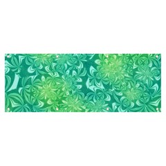 Retro Flower Pattern Design Batik Banner And Sign 8  X 3  by Posterlux