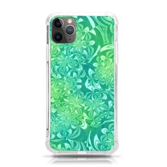 Retro Flower Pattern Design Batik Iphone 11 Pro Max 6 5 Inch Tpu Uv Print Case by Posterlux