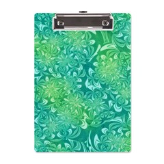 Retro Flower Pattern Design Batik A5 Acrylic Clipboard